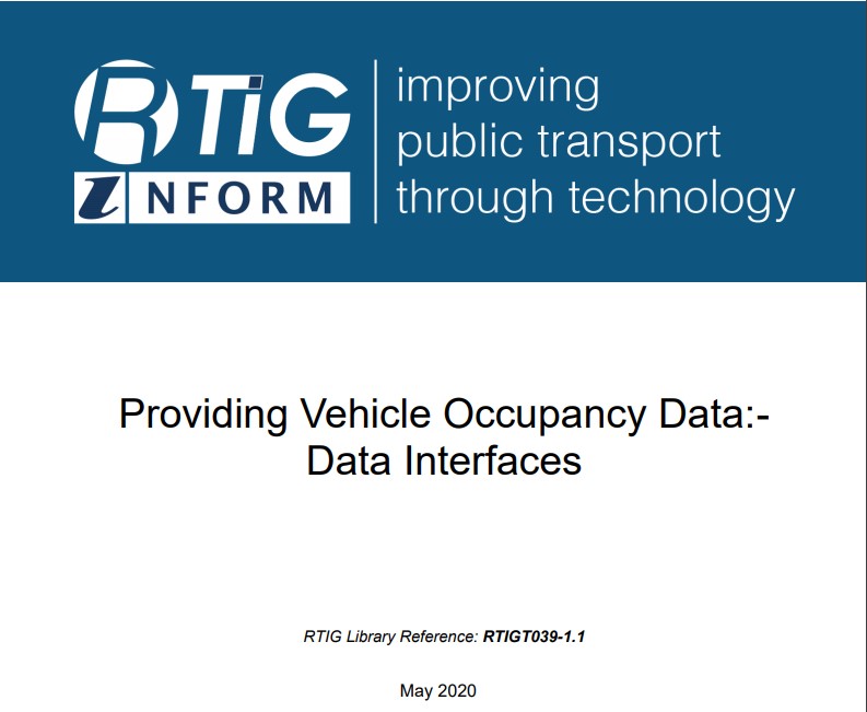 Providing Vehicle Occupancy Data - Data Interfaces